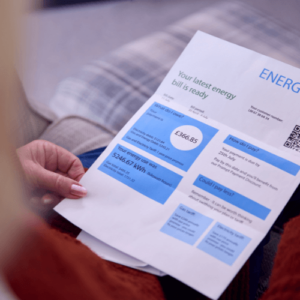 New Consumer Duty: An image of an expensive energy bill.