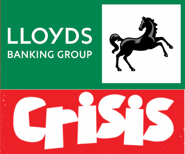 Lloyds Bank and Crisis Logos